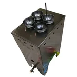 Commercial Gas Operated 4 Egg Sausage Roll/Hot Dog Maker Machine with Free Accessories