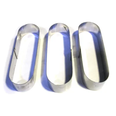 Alloy Steel Hot Dog Baking Rings(Pack-3)