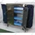 Premium Quality 1400 x 450 x 1120 mm SS Housekeeping Trolley 201 Grade (Close )