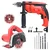 HPD Shakti 100mm (4") 1050 Watt Marble Cutter & 13mm 850 Watt F/R Mode, Variable Speed Impact Drill Combo With Cutting Blade, Drill Bits & Accessories