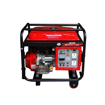HPM 5.5 KVA Single Phase Recoil Start Petrol Run Portable Generator (HP-6500)