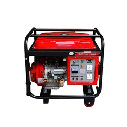 HPM 5.5 KVA Single Phase Recoil Start Petrol Run Portable Generator (HP-6500)