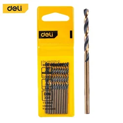Deli 2.5mm 10 Pcs HSS Drill Bits (EDH-MHZ025-E1)- Pack Of 2
