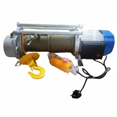 HT 1500 KG 4.0 KW KCD Electric Winch With 8 MM & 100 Meter Wire Rope