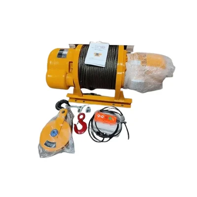 HT 3 Ton Electric KCD Winch With 100 Meter & 11 mm Wire Rope, 100% Copper Winding Motor - Three Phase