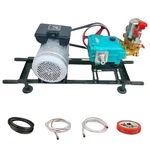 Heavy Duty Triple Piston HTP 30 Pump Set With 3HP Normal Motor For Washing