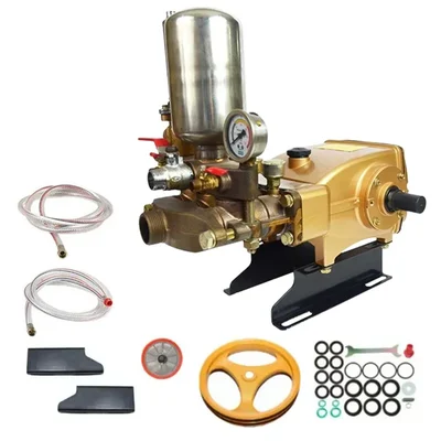 Kisankraft KK-80CI3, Cast Iron Body Tractor Mounded HTP Sprayer Suitable For 5 HP Motor & Tractor