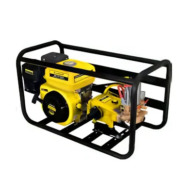 Kisankraft KK-PSP-22X3, Heavy Duty 4 stroke 196 CC HTP  Pump Set with Engine