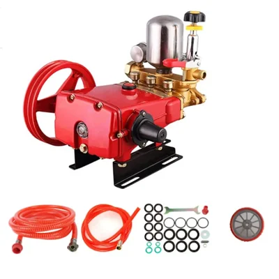 Heavy Duty HTP-120 High Pressure Tractor Mounded HTP Sprayer With 3 Outlets For Cleaning & Agricultural Spray