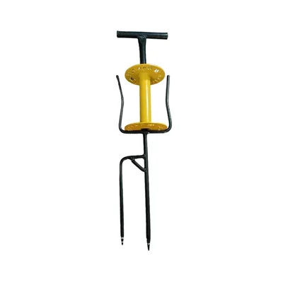 Nandee Agrotech HTP Spray Hose Pipe Corner Stand Cum Roller for Agricultural Spraying, Smooth Rolling