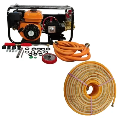 Jeevan Shakti HTP 30 with 6.5 HP Engine & 8.5 mm 100 meter 5 Layer Hose Pipe
