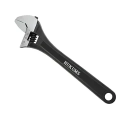 Hukums 10 Inch (250 mm) Phosphate Finish Adjustable Wrench