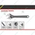 Hukums 10 Inch (250 mm) Phosphate Finish Adjustable Wrench