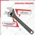 Hukums 10 Inch (250 mm) Phosphate Finish Adjustable Wrench
