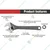 Hukums 10 Inch (250 mm) Phosphate Finish Adjustable Wrench