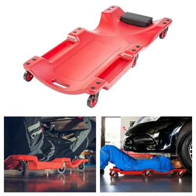 Hukums Heavy-Duty 40 inch Long Mechanic Creeper With Soft Padded Head Rest