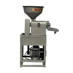 Huller Type 3 HP Rice Mill Machine,150-180 kg/hr Production Capacity