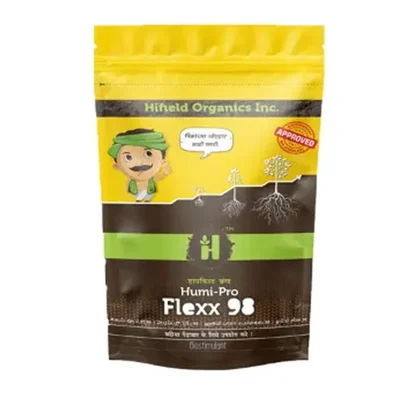 Hifield Humi Pro Flexx 98 WSF (Potassium Humate 98%) Growth Promoter Water Soluble Fertilizer(Quantity-200 gm)