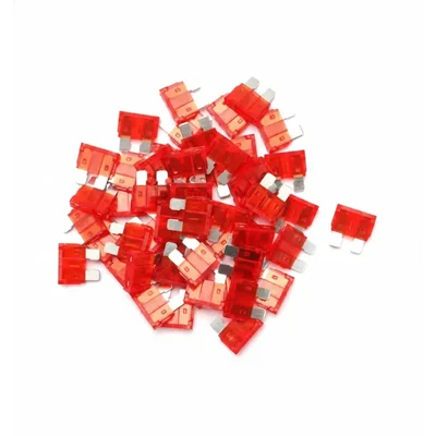 HUMSER Automotive Blade Fuses 10 Amp Red (100 PCS)
