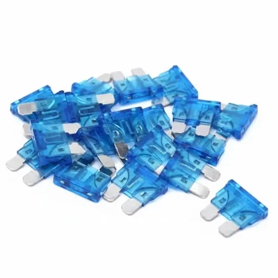 HUMSER Automotive Blade Fuses 15 Amp Blue (100 PCS)