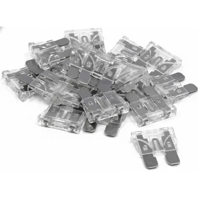 HUMSER Automotive Blade Fuses 25 Amp White(100 PCS)