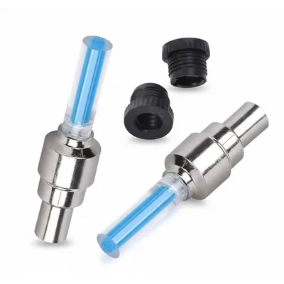 HUMSER Flash Valve Sealing Cap Standard Schrader Presta (Blue)