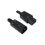 HUMSER IEC320 C14 POWER CONNECTOR 3 PIN CHARGER PLUG FOR EV 