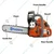 Husqvarna 61, 61.5-cc Petrol Chainsaw with 20 inch Guide Bar