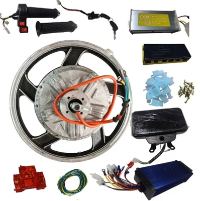 2000W Hybrid Bike Conversion Kit (Petrol + Electric) with 48V/60V/72V Controller and Dual Throttle