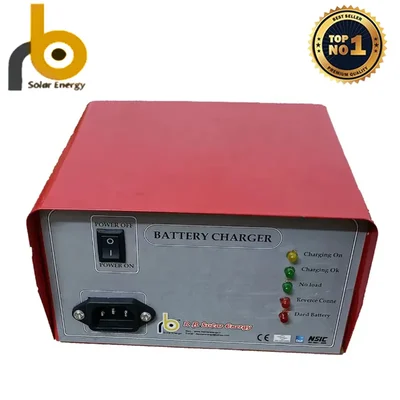 RB Solar Hybrid Electric and Solar Battery Charger for 5 Amp Battery(1 Year Warranty)