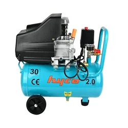 HYCO 30 Litres Air Compressor with 100% Copper Winding 2 HP Motor, 8 Bar Max. Pressure (BM-30)