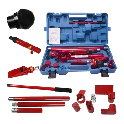 Heavy Duty 10 Ton Hydraulic Body Repair Jack Kit With 390 mm Maximum Lifting Height For Automotive Maintenance