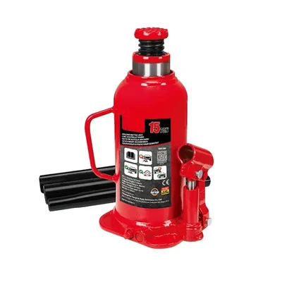 Premium Quality 15 Ton Hydraulic Bottle Jack, Maximum Lifting Height 460 mm