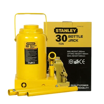 Stanley 30 Ton Hydraulic Bottle Jack, 465 mm Maximum Lifting Height (Model No : ST93001CE)