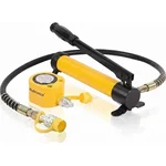 Nutronics 20-Ton 12mm Stroke Ultra-Thin Single-Acting Hydraulic Lifting Cylinder Ram Jack with CP-180 Hand Pump
