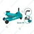 Total 3 Ton Hydraulic Floor Jack, 500 mm Maximum Lifting Height For Hatchback Cars, Sedan, SUV (THT10833)