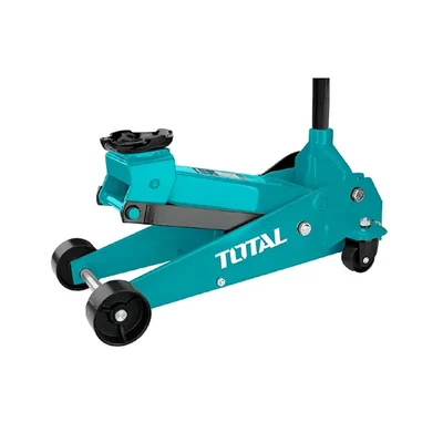 Total 3 Ton Hydraulic Floor Jack, 500 mm Maximum Lifting Height For Hatchback Cars, Sedan, SUV (THT10833)