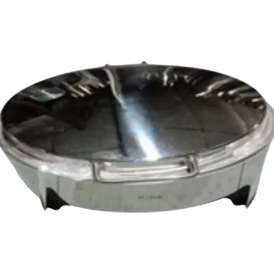 Premium 6 Liters Hydraulic Round Chafing Dish, With Stainless Steel Body