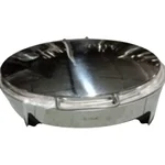 Premium 6 Liters Hydraulic Round Chafing Dish, With Stainless Steel Body