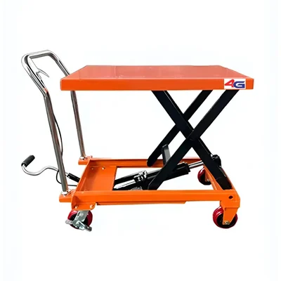 4G 150 Kg Load Capacity Hydraulic Scissor Table With 1.26 Meter Maximum Lifting Height