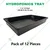 Hydroponics Tray with Water Drainage Holes of Size 1 X 1.5 Feet (Pack of 12 Pieces)