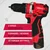 iBELL 10mm 12V Cordless Impact Drill Driver With 101 Pcs Accessories Tool Kit, Max. Torque 30Nm (IBL CT12-30)