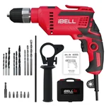 iBELL 13mm 650 Watt Impact Drill With Auto Chuck & 17 Pcs Accessories, 0-2800 RPM (IBL ID13-80)
