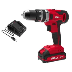 iBELL 13mm (1/2") 20V One Power Series Cordless Impact Drill With Battery & Charger, Max. Torque 55Nm (IBL CD20-55)