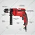 iBELL 13mm, 650 W Impact Drill With 115 Pcs Accessories Tool Kit, 2800 RPM (IBL TD13-100)