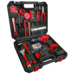 iBELL Professional 20V Cordless Impact Drill Driver With Battery, Charger & 101 Pcs Accessories, 1450 RPM (CT20-38)