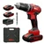 iBELL 10 mm 20V Cordless Impact Driver Drill With Battery, Charger & Accessories, 1450 RPM (BM18-60)
