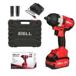 iBELL 1/2" 20V One Power Series Cordless Impact Wrench With Battery & Charger, 1600 RPM (BW 20-50)