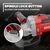 iBELL 100mm (4") 20V Cordless Angle Grinder With 3-Speed Setting, Battery & Charger, 5000/6500/8500 RPM (IBL BA20-25)