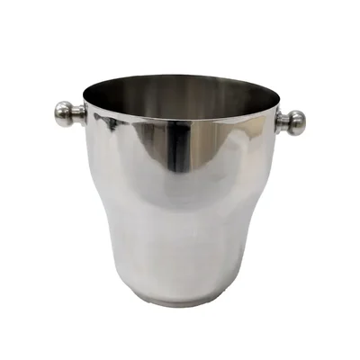 Premium 1500ml Stainless Steel Ice Bucket with Knob for Parties Home Bar & Cocktail Serving